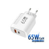 Зарядно за смартфон 65W USB C PD Type C Fast Charging Wall Adapter GaN Charger